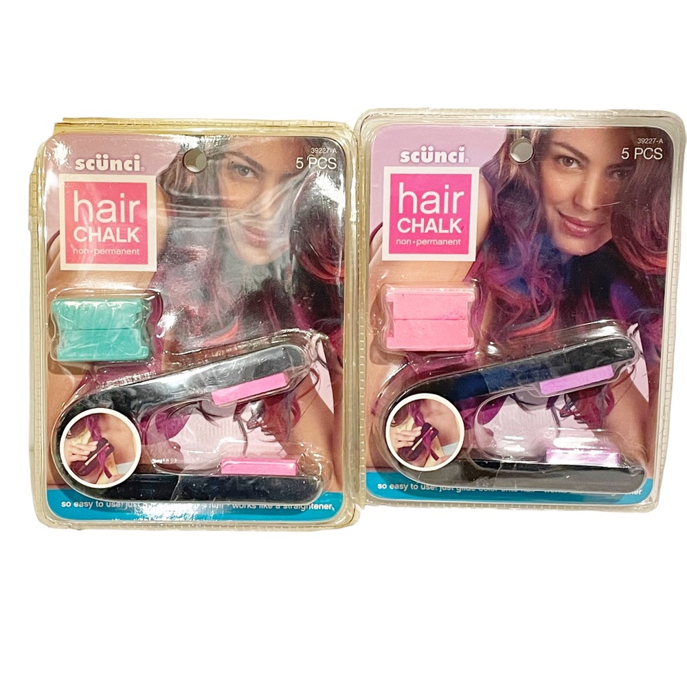 Scunci Hair Chalk‎ Bundle Fun Girls Hair Color New NWT